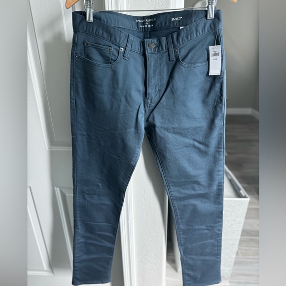 Banana Republic Other - 🏷️ New Men’s Banana Republic Blue Grey Travel Jean Slim Fit 31x32 NWT